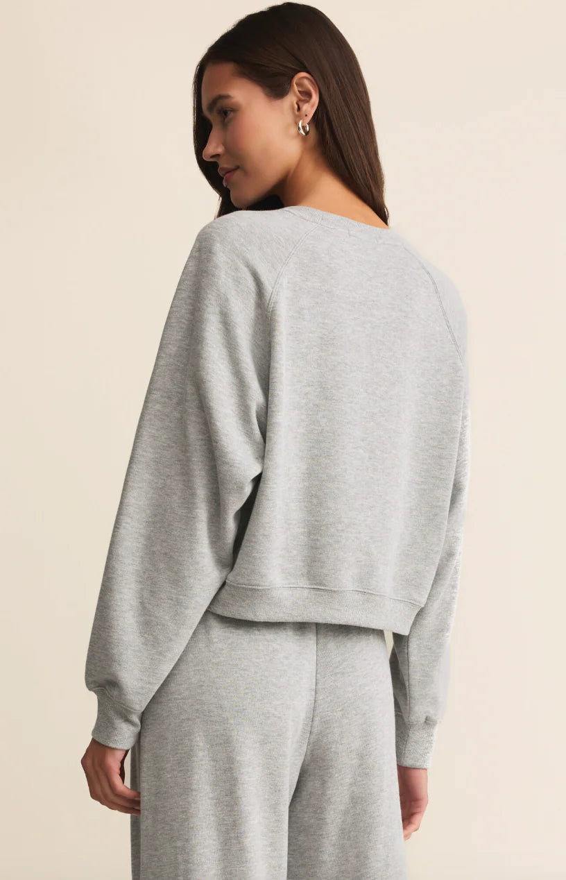 Z Supply Crop Out Sweatshirt & Feeling the Moment Sweatpants Set