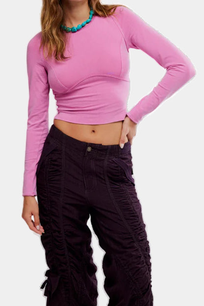 Free People Protagonist Long Sleeve Top