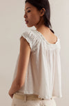 Free People Dahlia Tee in Optic White