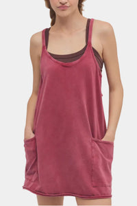 FP Movement Hot Shot Mini Dress in Brick
