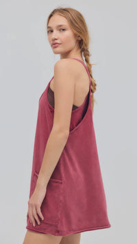 FP Movement Hot Shot Mini Dress in Brick