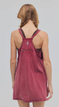 FP Movement Hot Shot Mini Dress in Brick