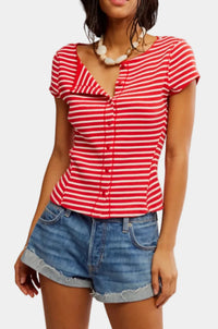Free People Most Wanted Striped Cardi