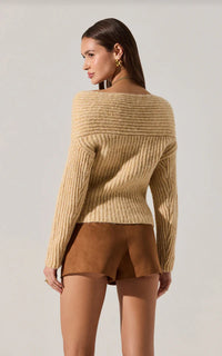 ASTR The Label Franisbel Off The Shoulder Sweater