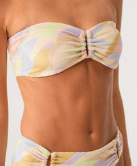 PQ Swim Detail Bandeau Top in Sorrento
