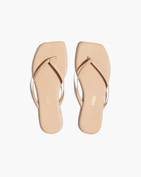 TKEES Square Toe Lily Flip Flops in Sunkissed