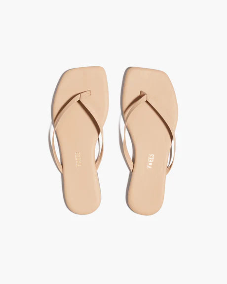 TKEES Square Toe Lily Flip Flops in Sunkissed