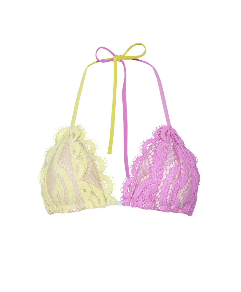 PQ Swim Sweet Pea Lace Triangle Top