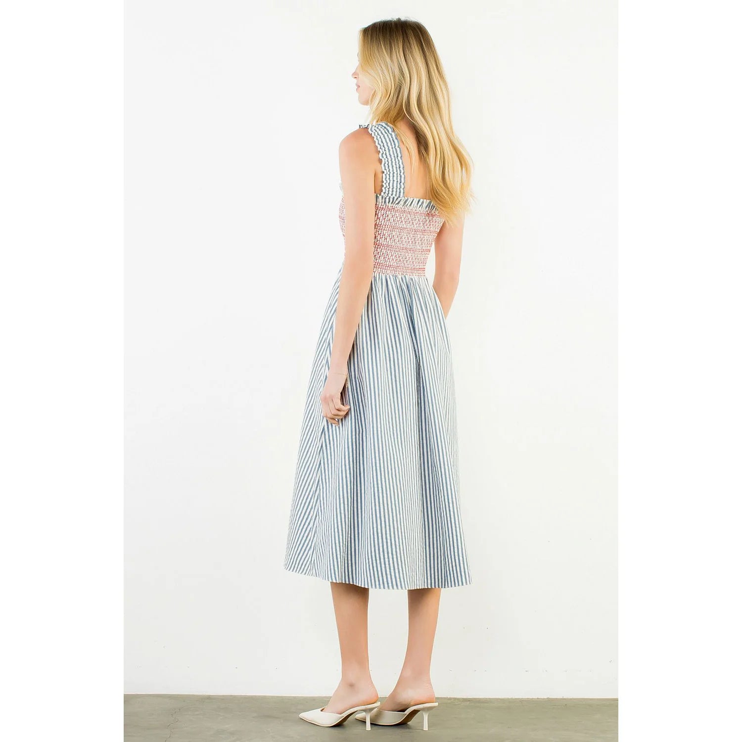 Kori Stripe Midi Dress