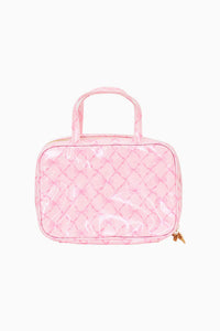 Love Shack Fancy Printed Travel Box in Pink Peppermint