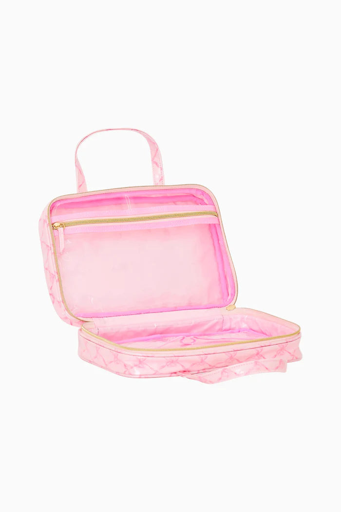 Love Shack Fancy Printed Travel Box in Pink Peppermint