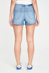Daze Troublemaker High Rise Short in Loyalty Distressed