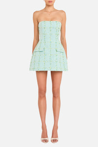 Amanda Uprichard Strapless Bethany Skort Romper