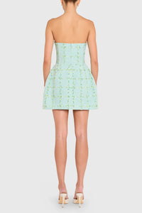 Amanda Uprichard Strapless Bethany Skort Romper