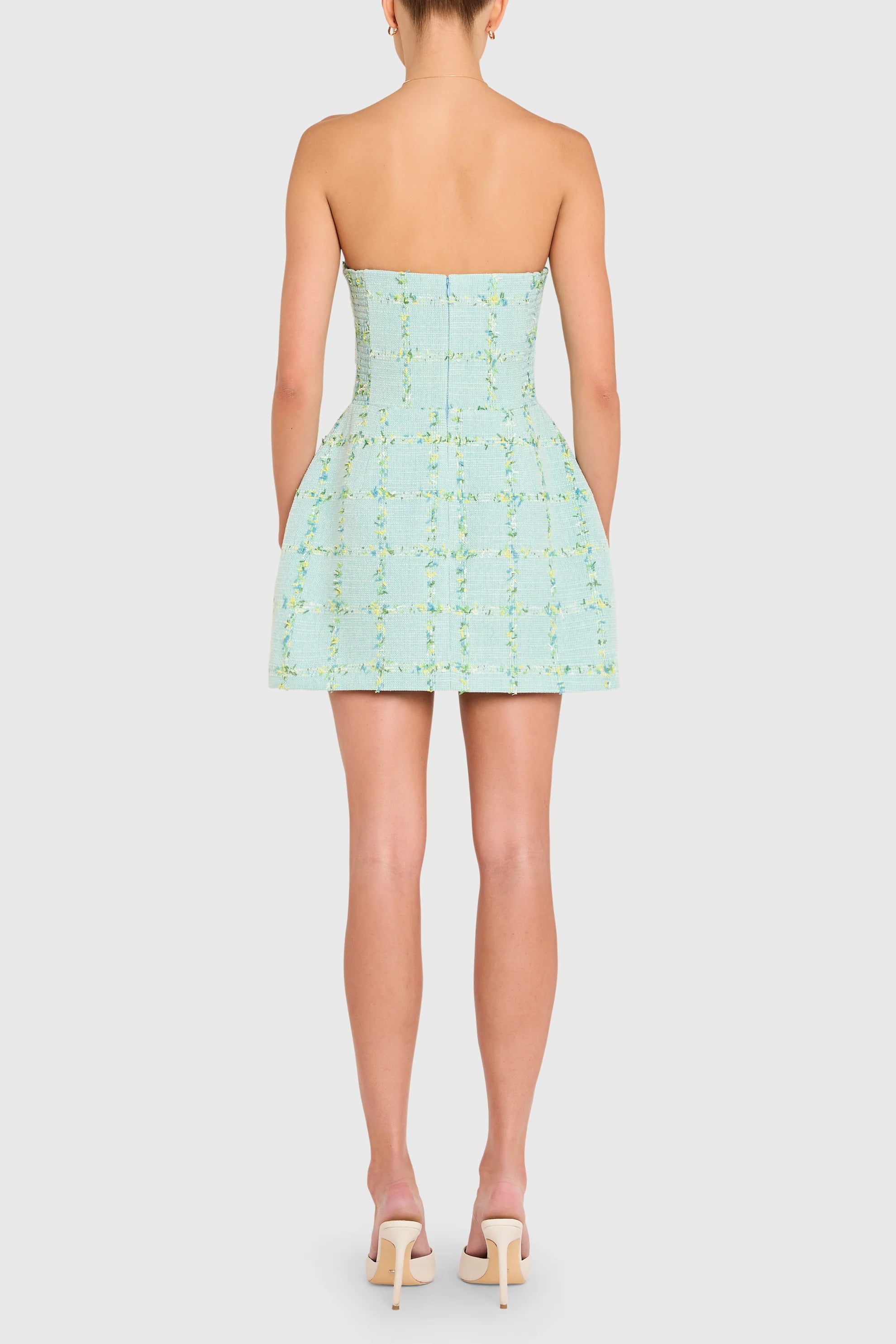 Amanda Uprichard Strapless Bethany Skort Romper