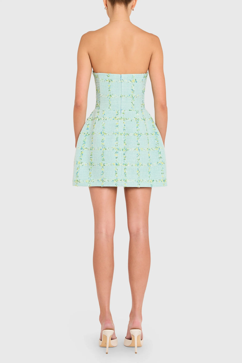 Amanda Uprichard Strapless Bethany Skort Romper