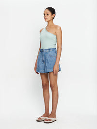 KIVARI Tallulah One Shoulder Tank in Haze