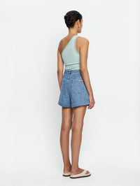 KIVARI Tallulah One Shoulder Tank in Haze