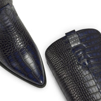 MARFA Boots The LeAnn Boot in Blueberry