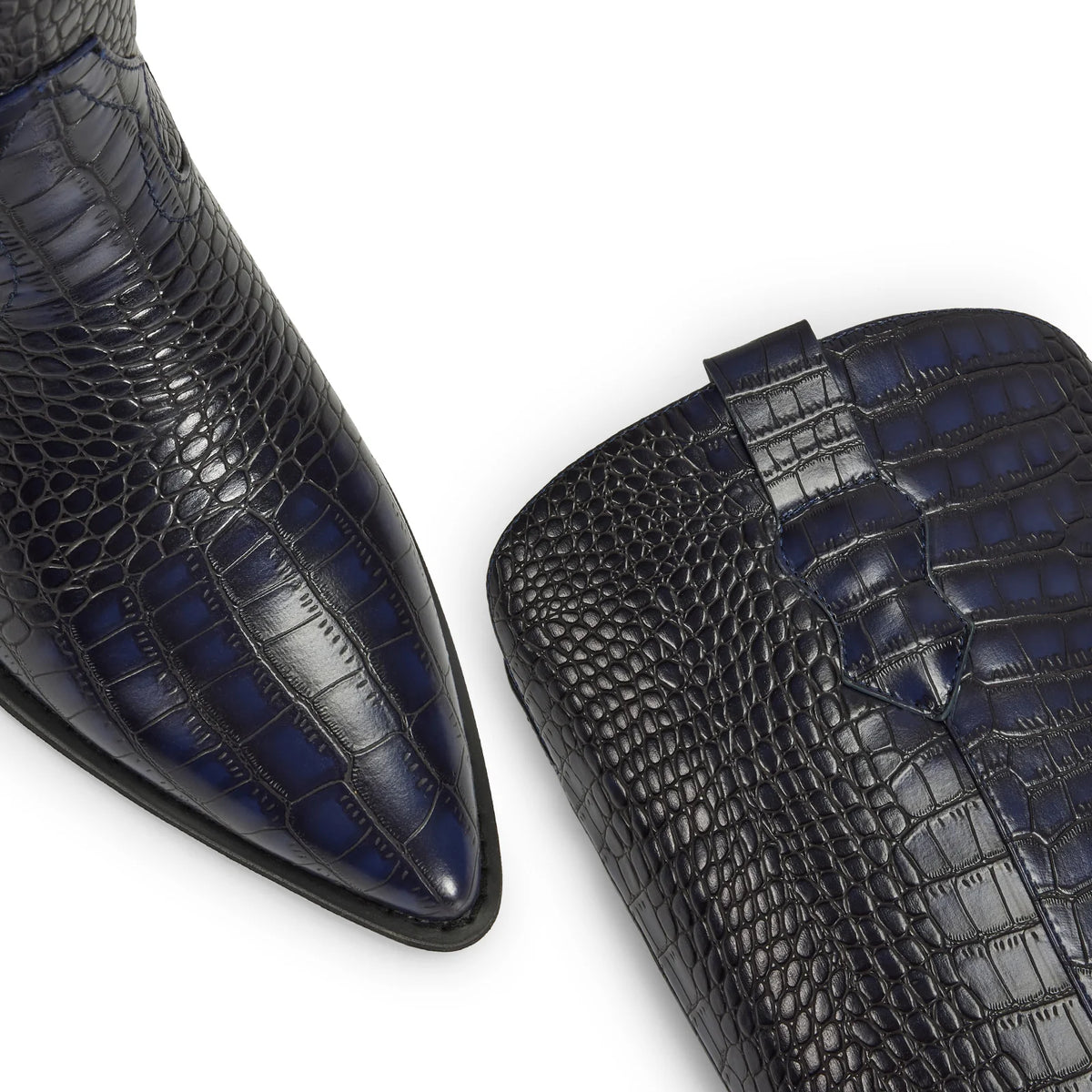 MARFA Boots The LeAnn Boot in Blueberry