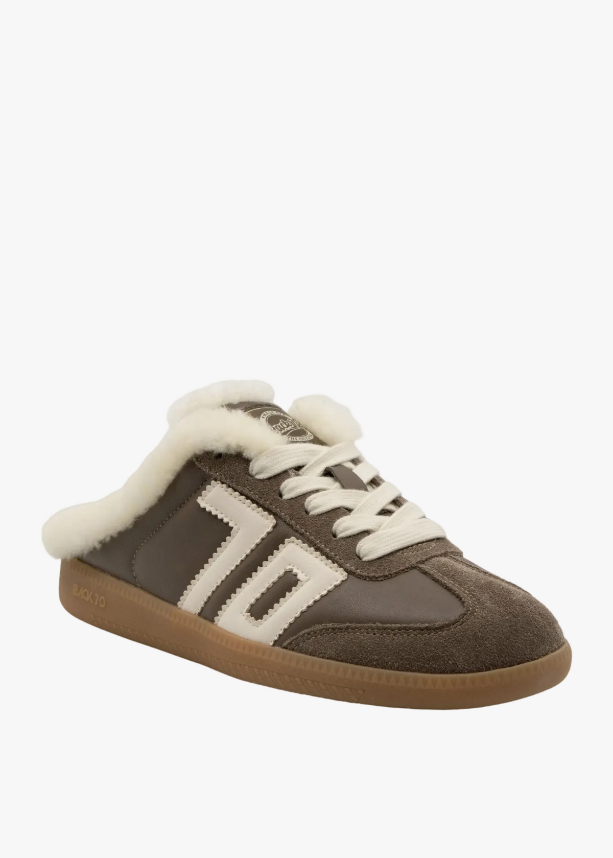 BACK 70 Easter FL Backless Sneaker in Taupe Butter