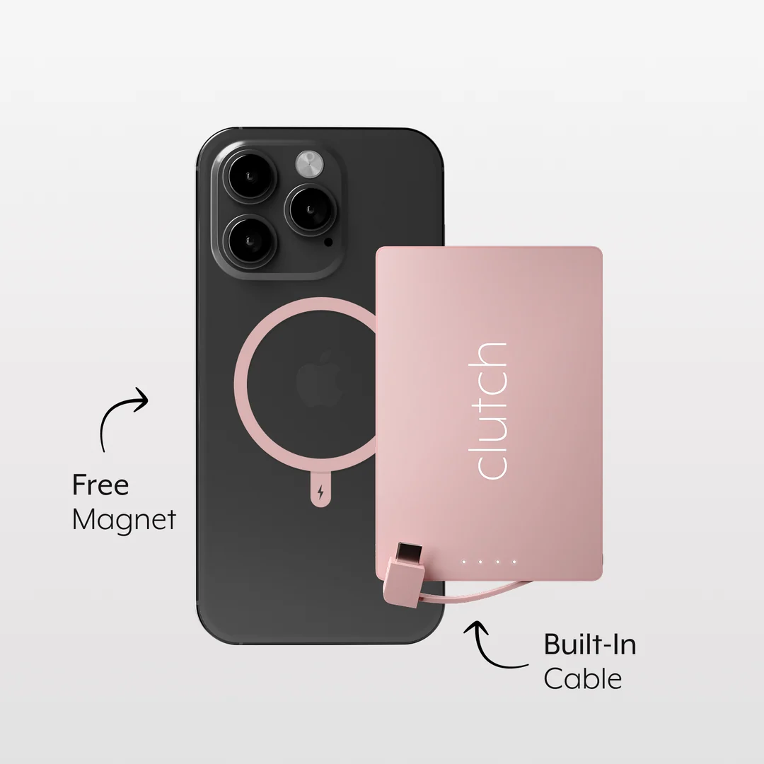 Clutch® Pro USB-C Ultra-Slim Portable Charger