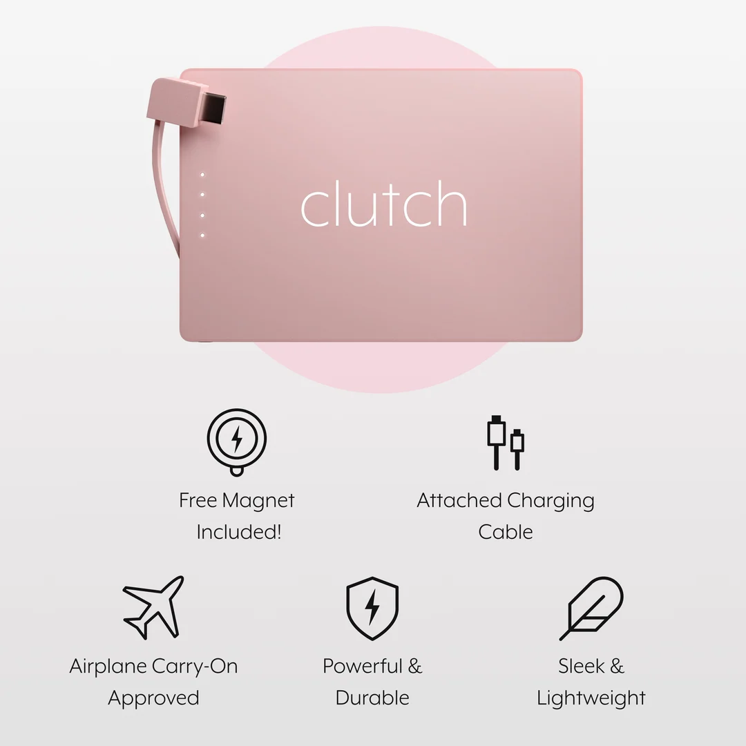 Clutch® Pro USB-C Ultra-Slim Portable Charger