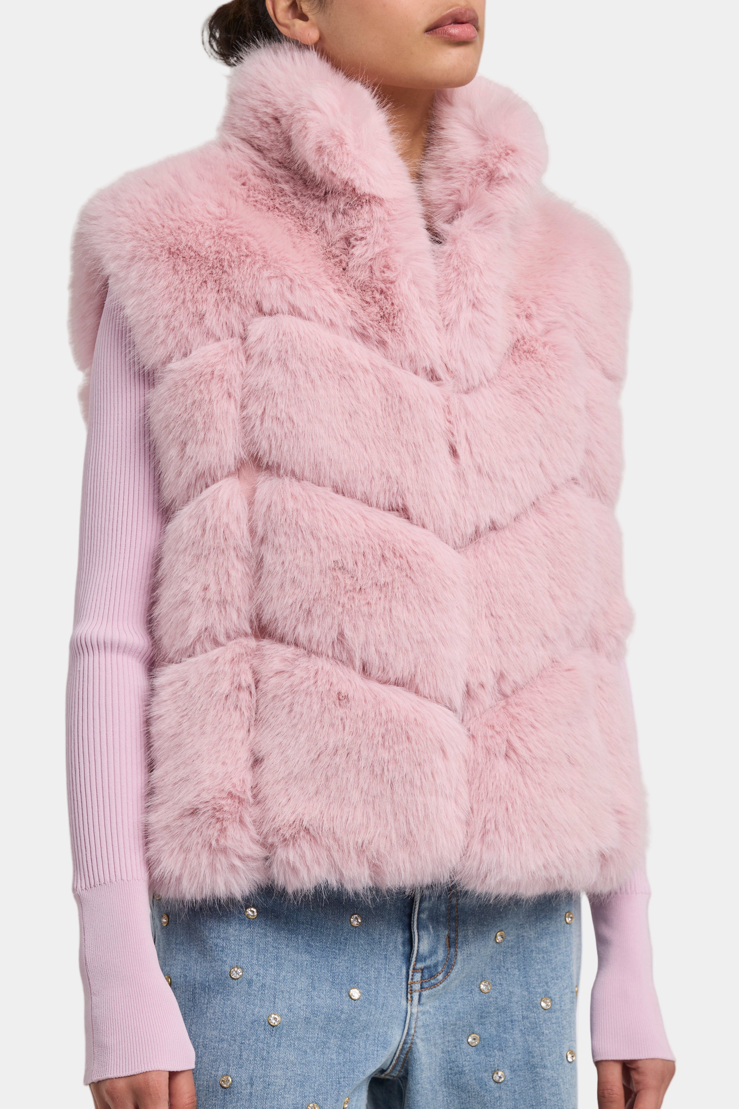 Generation Love Rosario Faux Fur Vest