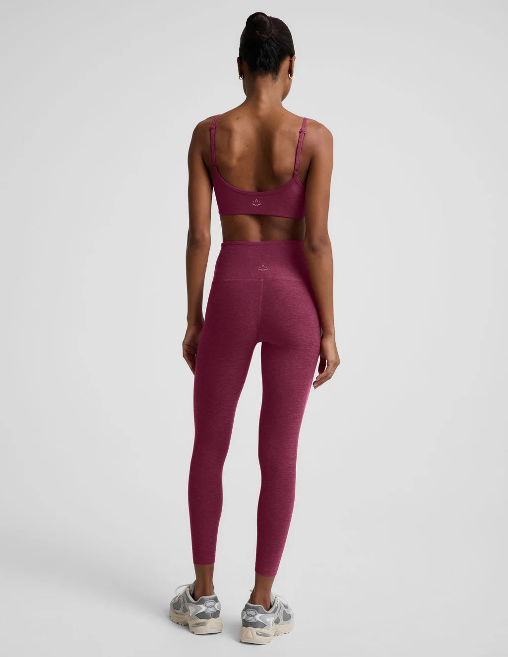 Beyond Yoga Spacedye™ Caught In The Midi High Waisted Legging in Pomegranate