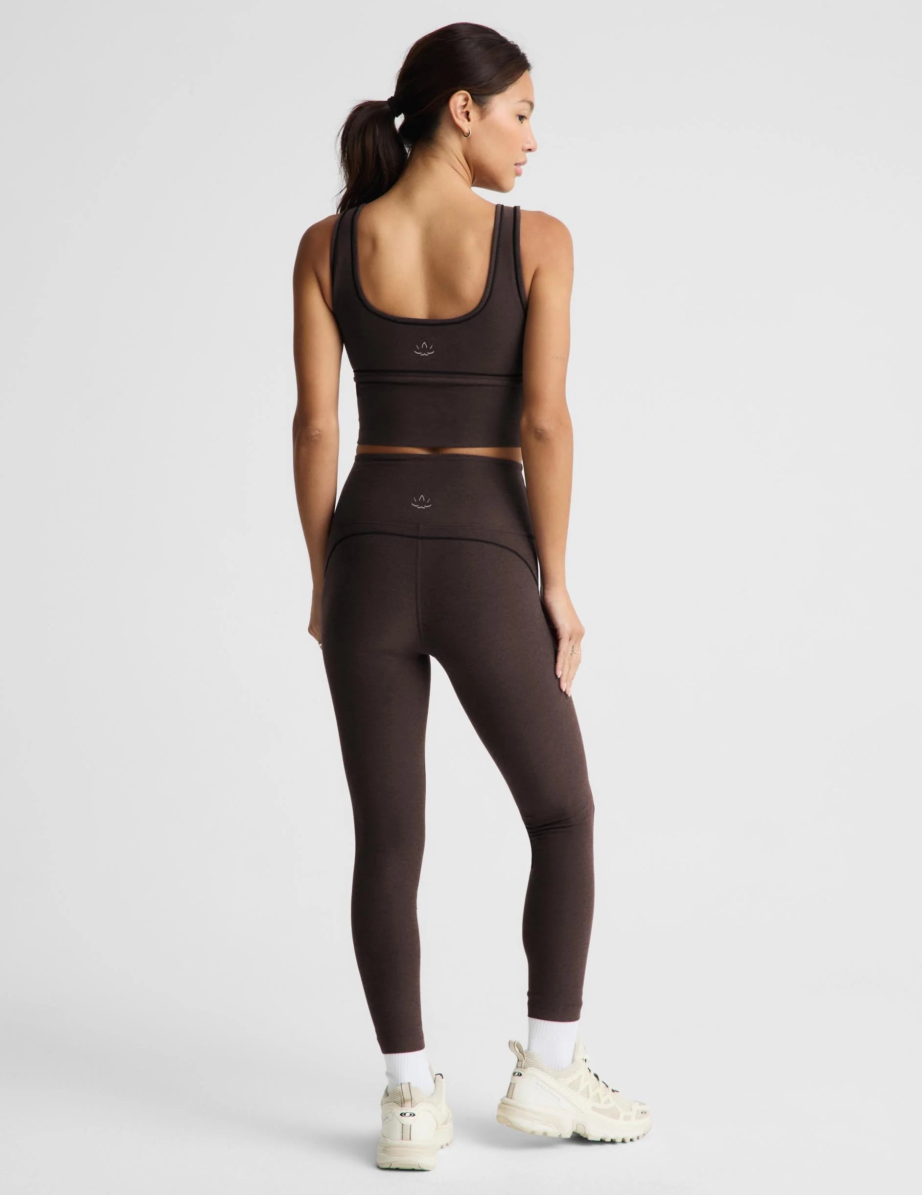 Beyond Yoga Spacedye™ Dynamic High Waisted Legging in Dark Chocolate