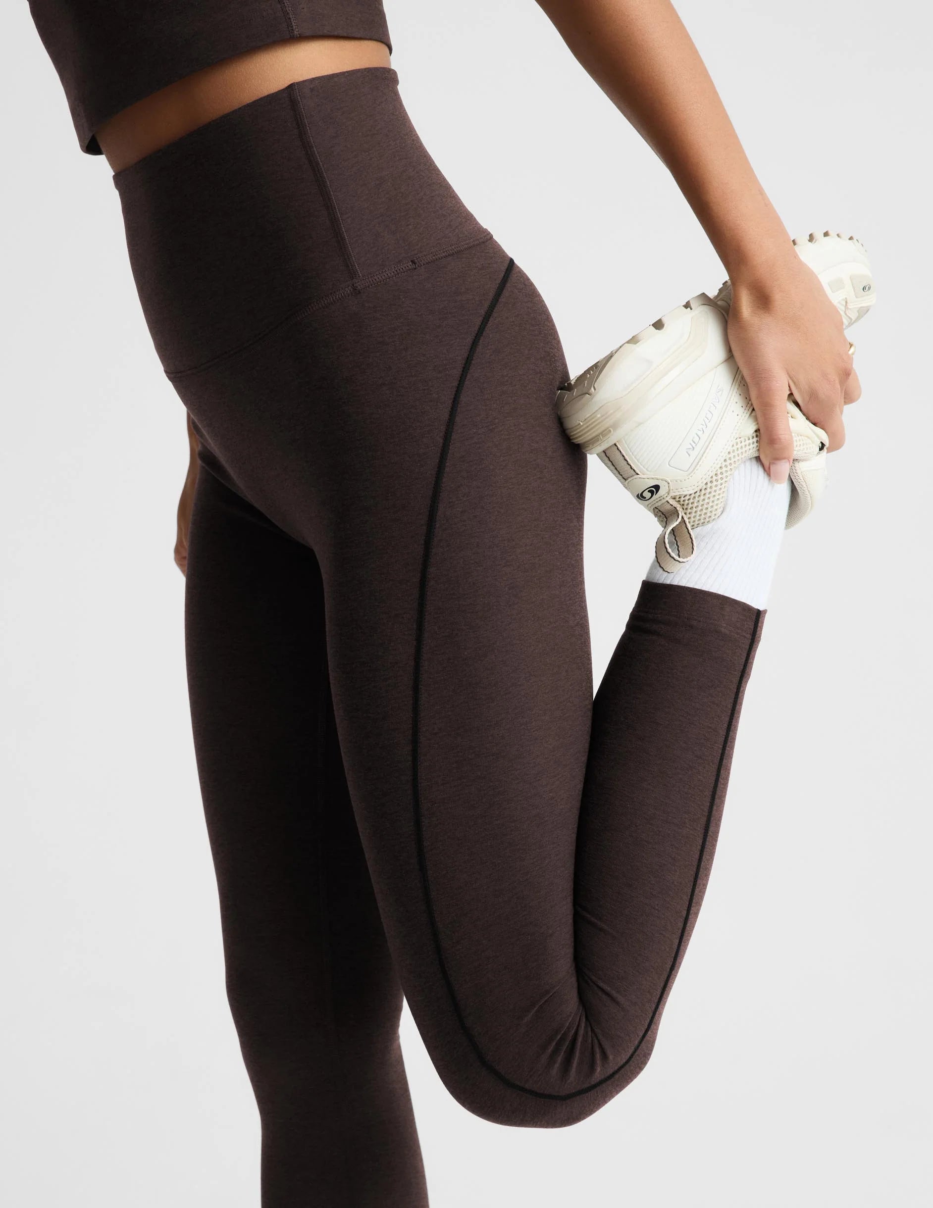 Beyond Yoga Spacedye™ Dynamic High Waisted Legging in Dark Chocolate