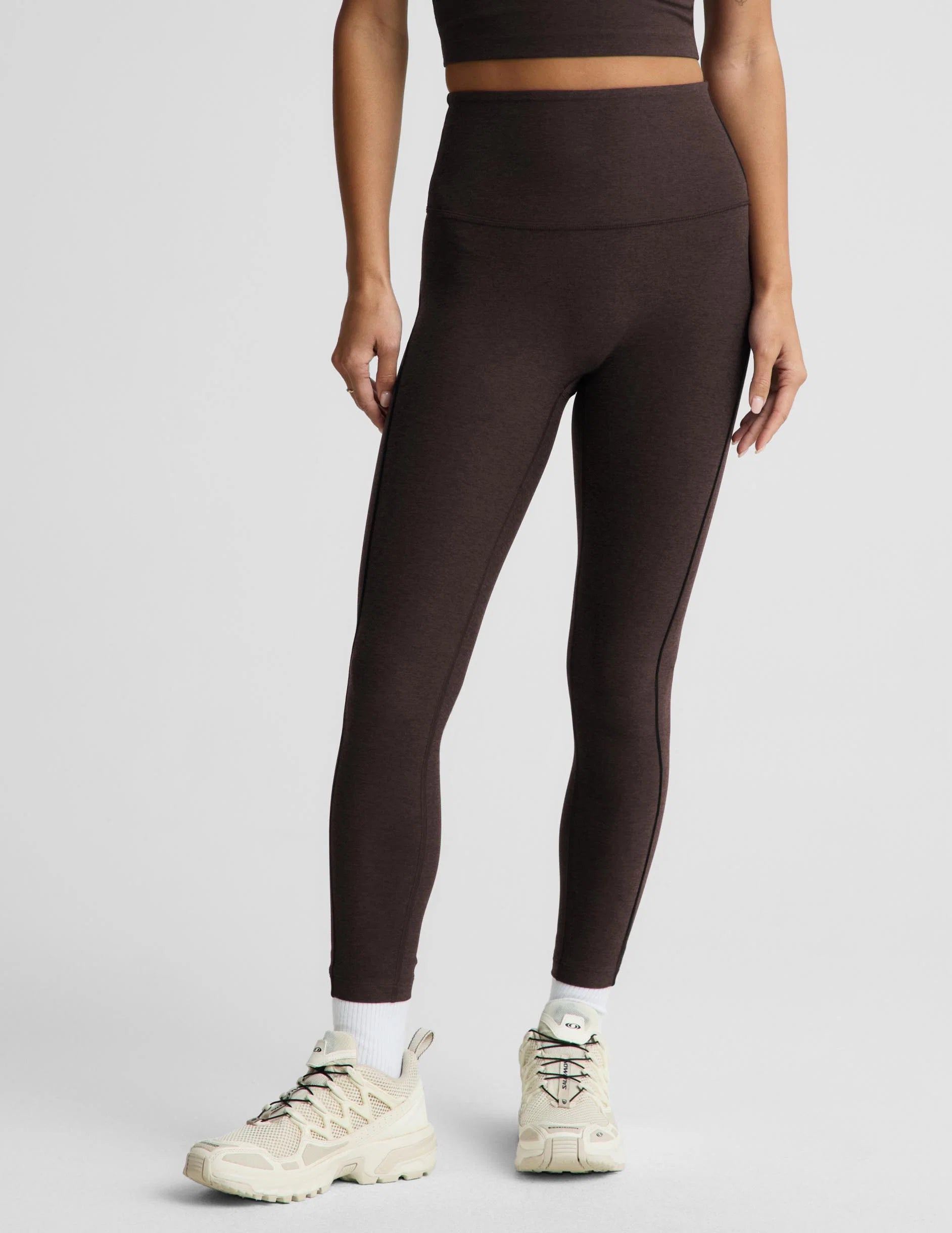 Beyond Yoga Spacedye™ Dynamic High Waisted Legging in Dark Chocolate