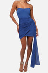 Mikaela Chiffon Strapless Mini Dress