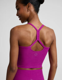 Beyond Yoga Spacedye™ Slim Racerback Cropped Tank in Berry Bliss