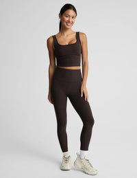 Beyond Yoga Spacedye™ Dynamic Cropped Tank in Dark Chocolate