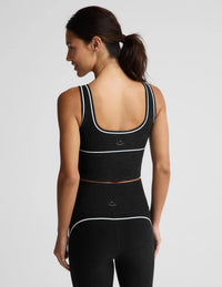 Beyond Yoga Spacedye™ Dynamic Cropped Tank in Darkest Night