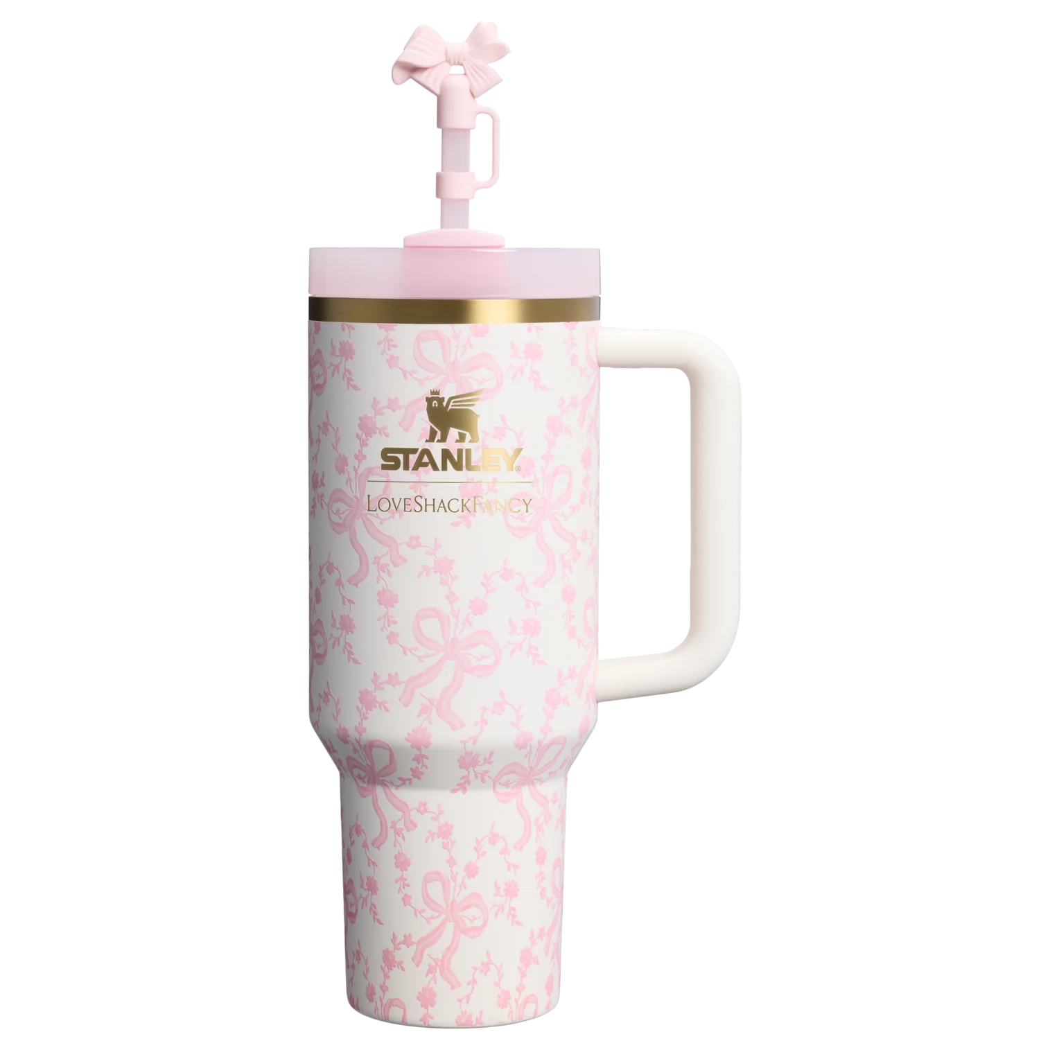 Love Shack Fancy Stanley 1913 The Quencher H2.0 Flowstate Tumbler | 40 OZ in Chantilly