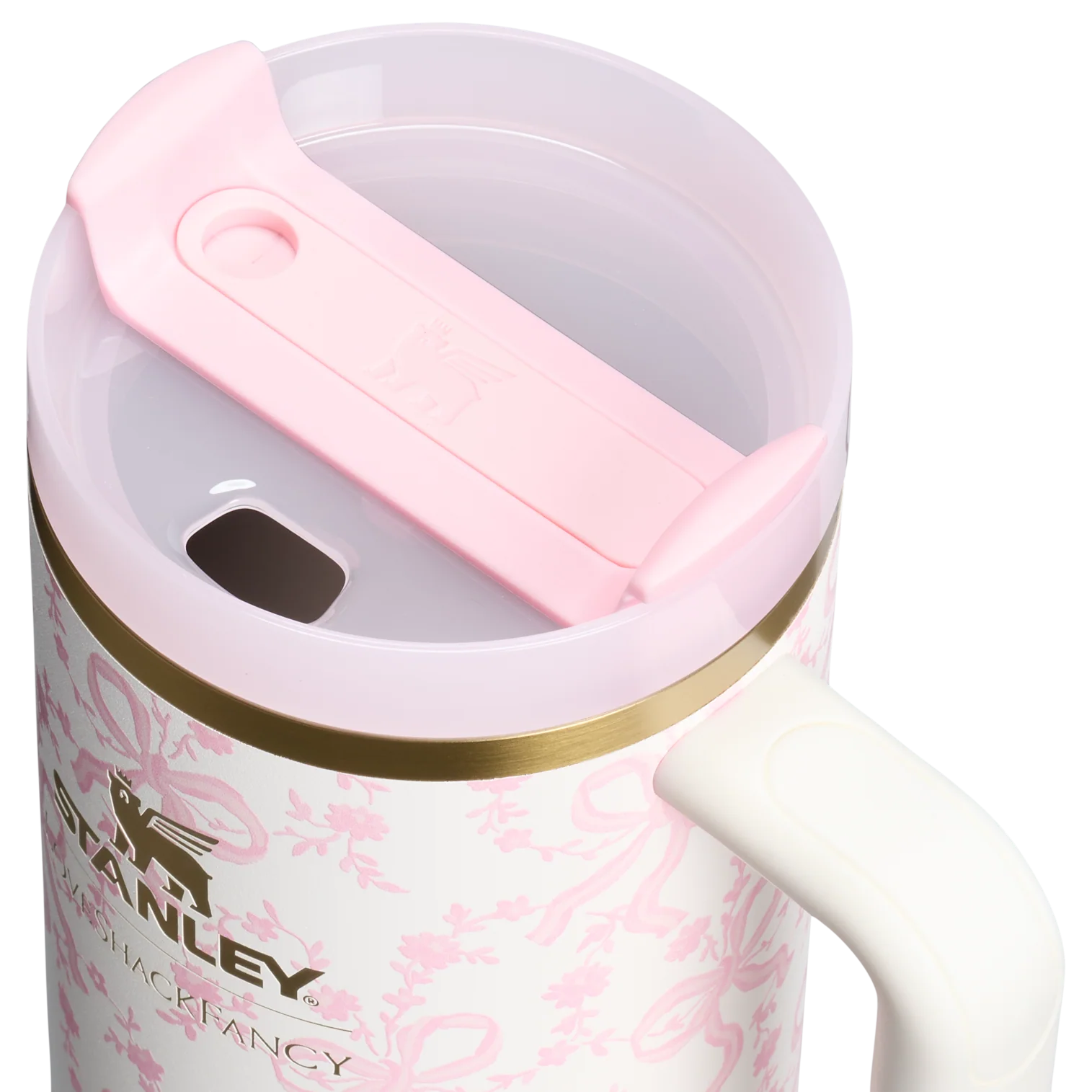 Love Shack Fancy Stanley 1913 The Quencher H2.0 Flowstate Tumbler | 40 OZ in Chantilly