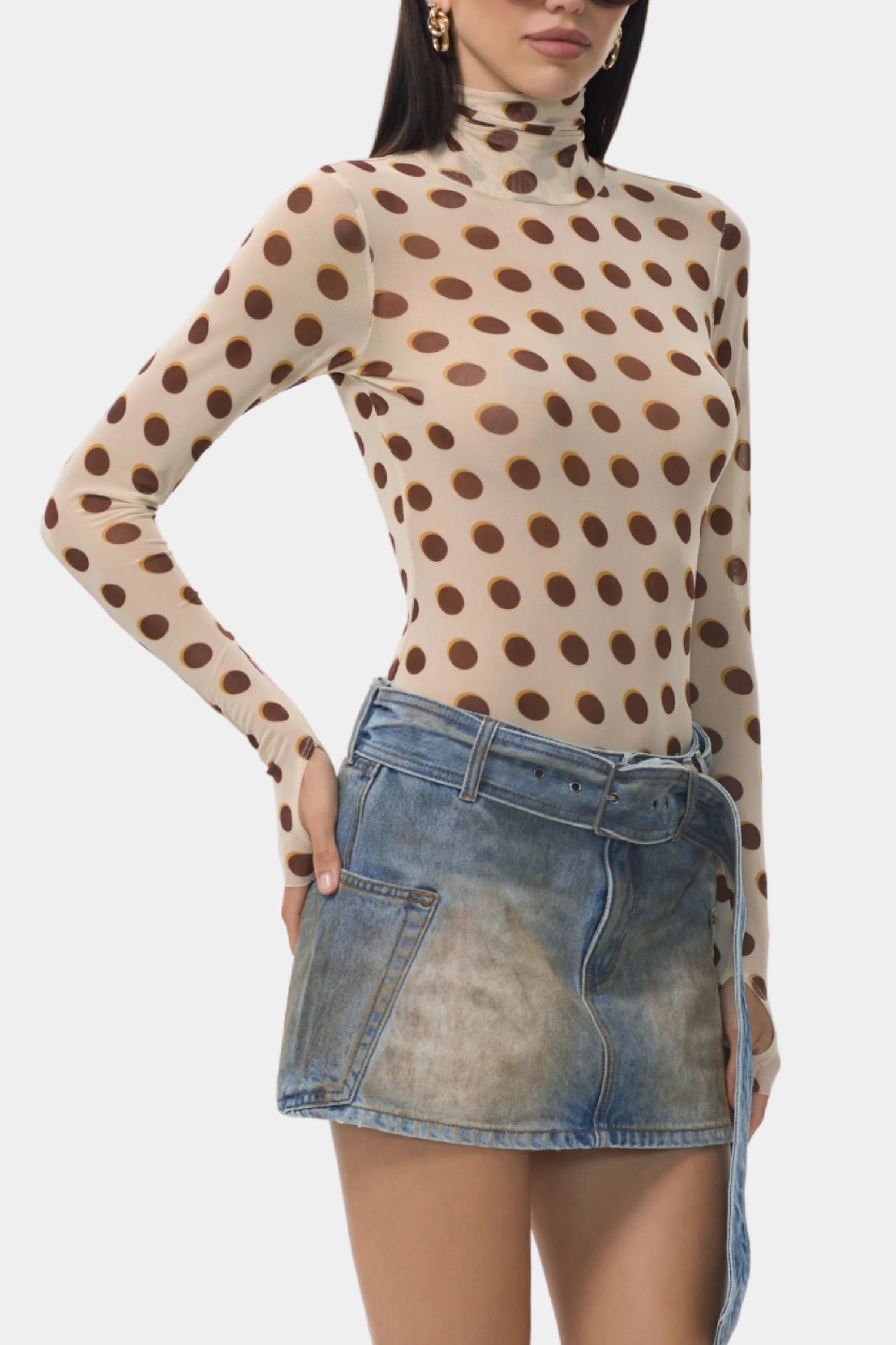 AFRM Zadie Turtleneck Top