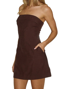 Runaway The Label Zarla Strapless Mini Dress