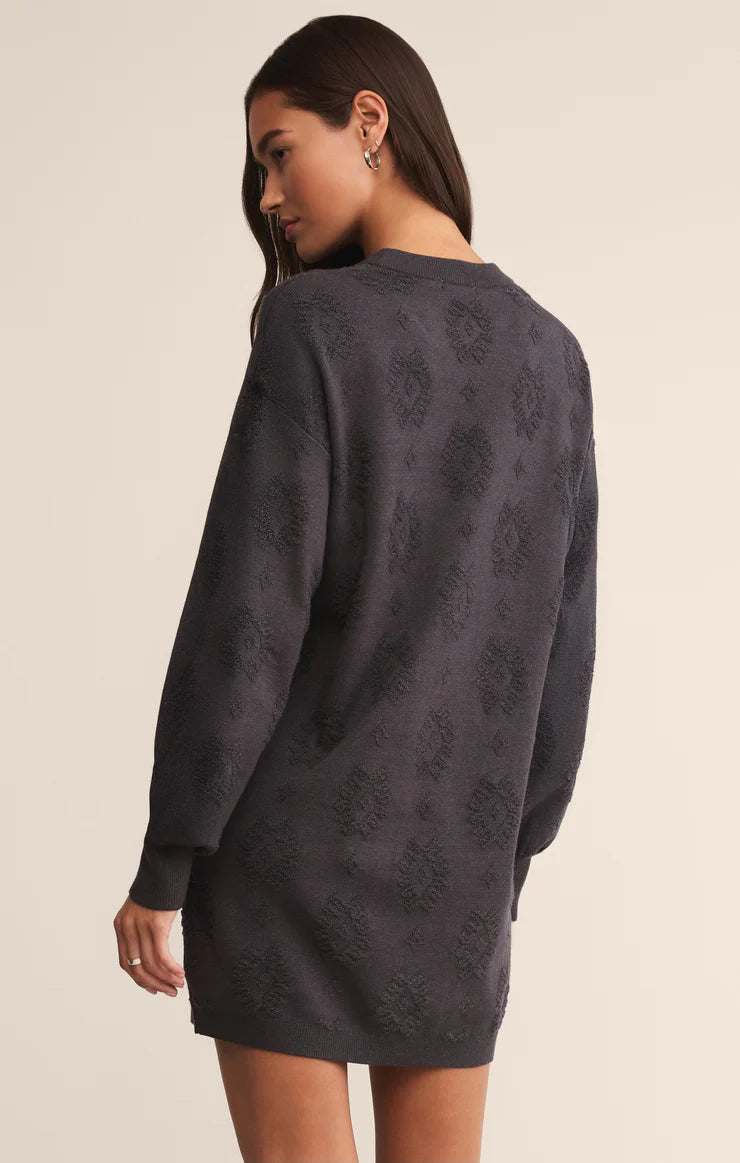 Z Supply Amina Jacquard Sweater Mini Dress
