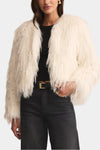 Z Supply Cyndi Faux Fur Crop Jacket