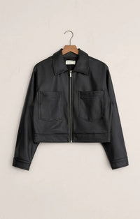 Z Supply Heritage Faux Leather Jacket