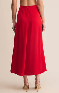 Z Supply Northpointe Satin Midi Skirt