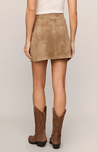 Z Supply Perri Suede Mini Skirt