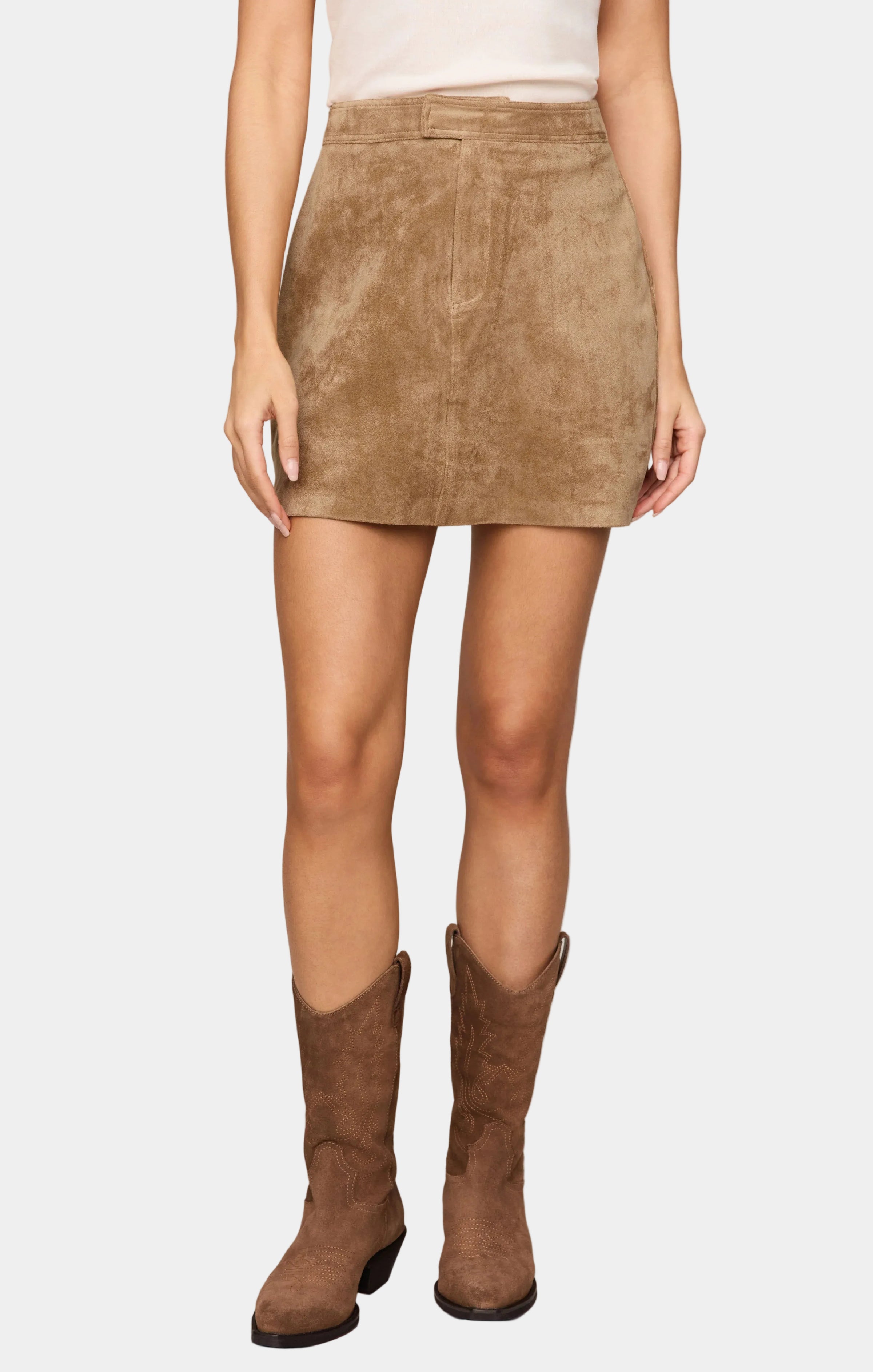 Z Supply Perri Suede Mini Skirt
