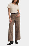Z Supply Marli Denim Leopard Pants
