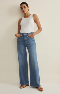 Z Supply Nova High Rise Wide Leg Jeans