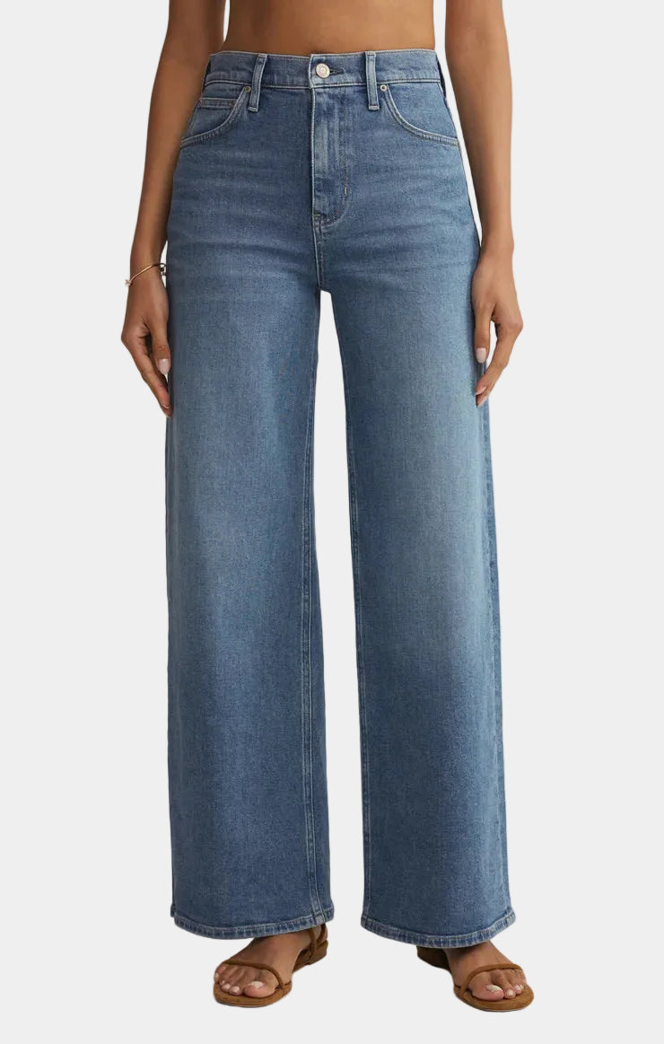 Z Supply Nova High Rise Wide Leg Jeans