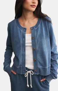 Z Supply Daily Knit Denim Cardigan